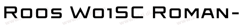 Roos W01SC Roman字体转换